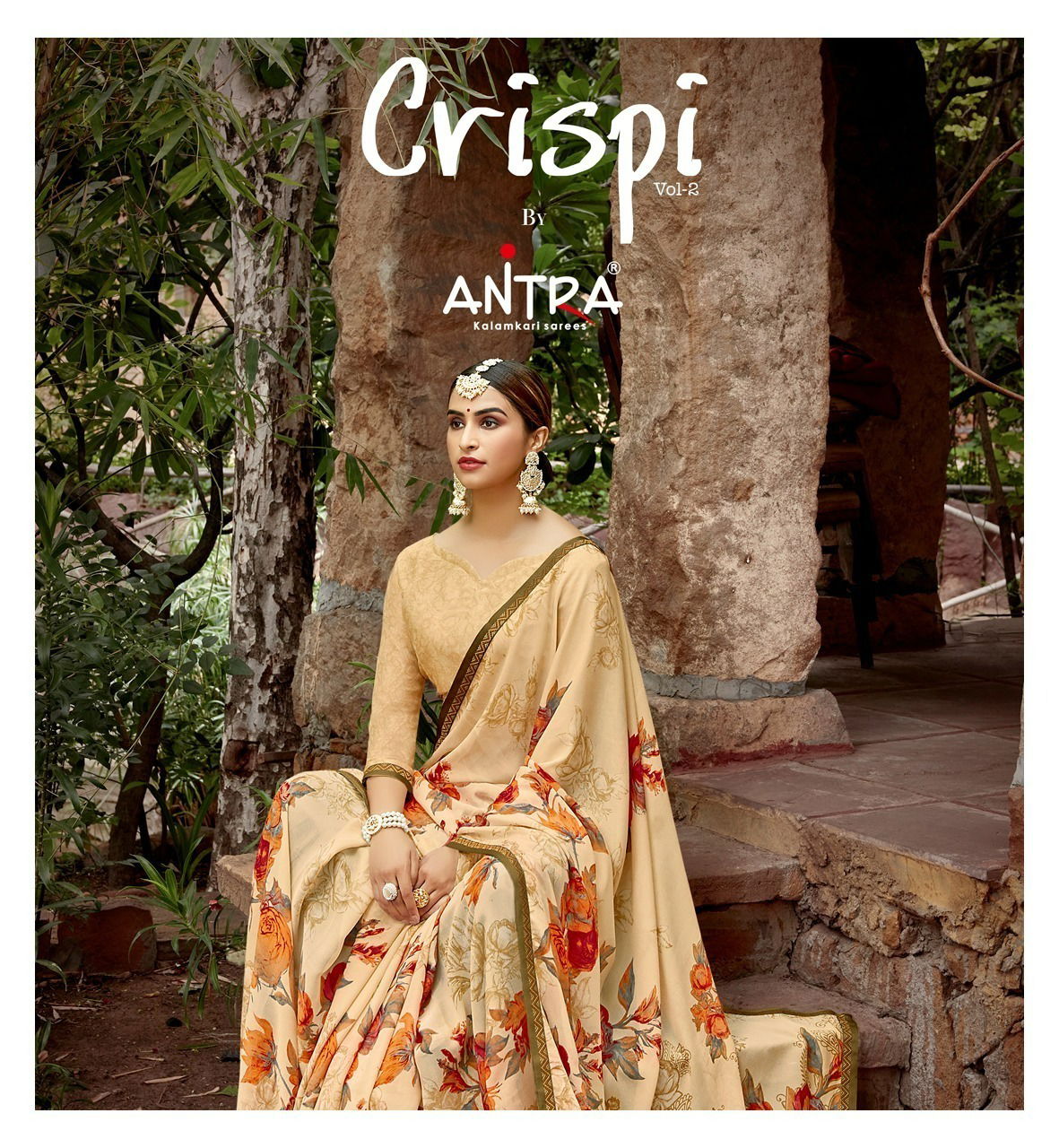 Antra Crispi 2 Fancy Wear Chiffon Wholesale Saree Collection